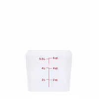 (6 komada) CAMBRO | CAMSQUARES® - Posude - 5,7 litara - Prozirne