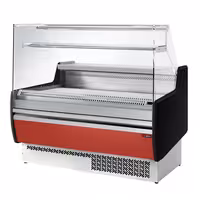 Serve Over Counter - 1310mm - with 2 doors - front panel red (RAL3003) - capacity 144 litres