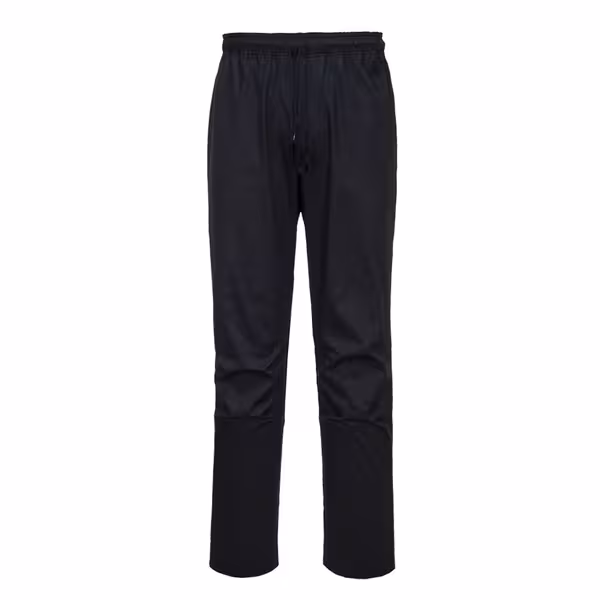 Calças de cozinheiro, Slim Fit MeshAir Pro - Preto - Tamanho: M