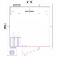 وحدة رفوف ألمنيوم - بداية - 1786x360mm - عمق: 360 mm - 4 رفوف - الحمولة: 600 kg