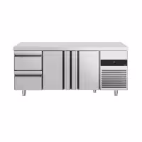Commercial Counter Fridge PREMIUM - 1865x700mm - with 2 doors / 2 drawers - capacity 474 litres