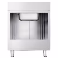 Sudoper s ormarićem PREMIUM - inox - 800 x 600 mm - s 1 koritom - korito sredina