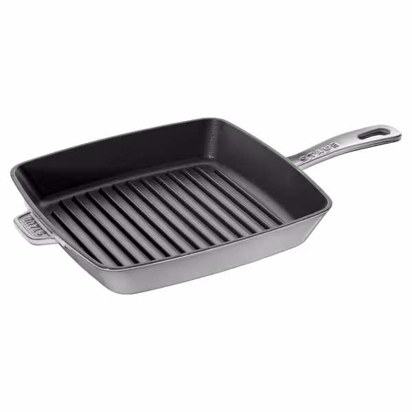 STAUB | GRILL PANS - Amerikāņu grils - 260x260mm - čuguns - grafīta pelēks