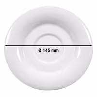 (12 pcs) SELTMANN WEIDEN | Savoy Porcelain Saucer Set – Ø 145 mm – White