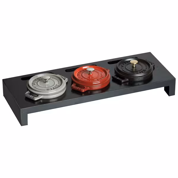 STAUB | Fiberwood Serving Board – 420x160 mm - Black - For Mini Cocottes