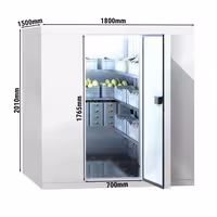 Cameră frigorifică de congelare - 1800x1500 mm - 3,47 m³