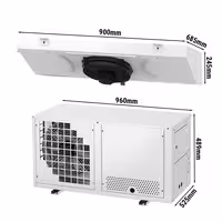 Grupo frigorífico split - negativo - para volume máximo de 7,5m³ - Grau de proteção IP 51 - 249W