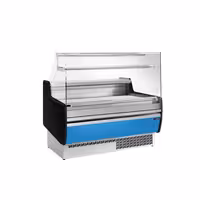 Serve Over Counter - 1310mm - with 2 doors - front panel light blue