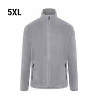 KARLOWSKY | Workwear Men's Fleece Jacket ECO – Platinum Grey – Size 5XL