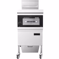 Električna friteza - 26 L - 14,2 kW - elektroničko upravljanje - sa sustavom filtriranja ulja