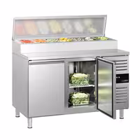 Tabella ta' Preparazzjoni PREMIUM – 1510 mm – 2 bibien – għal 8x GN 1/3