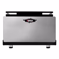 WEGA | PEGASO PLUS - Siebträgermaschine - 2 Gruppig - 3,7 kW - mit Milchaufschäumern & Heißwasser - Schwarz