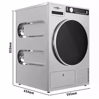 Commercial Electric Vented Tumble Dryer - 6kg - Touch Controls