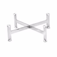 Açık Büfe Teşhir Standı - Paslanmaz Çelik - 210x210x120mm
