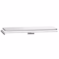 Donja polica - inox - 2000x763x87 mm - kompatibilno sa serijom Radni stol ATK208 i ATK208A