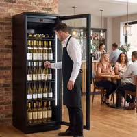 Commercial Wine Fridge – Single Zone – 353 Litres – Max. 117 Bottles