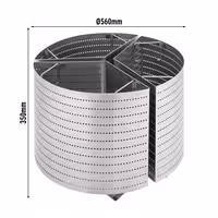 (3 st) 1/3-korg för kokgryta 100 l