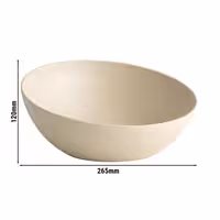 (6 adet) Kase - Alüminyum - FROSTFIRE - 1,9L - köşeli - 265x265mm - Derinlik:120mm - Bej