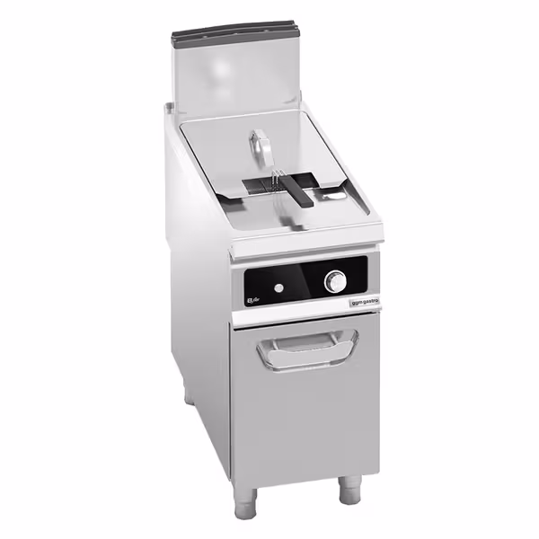 Gázüzemű olajsütő - álló - 20 liter - 17,5 kW - Bflex Digital - leeresztőcsappal