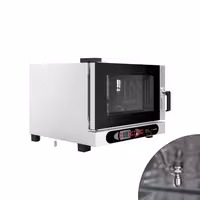 Commercial Electric Combi Oven- Digital Controls - 4x GN 1/1 or 4x EN 600x400 - incl. Automatic washing system, Wi‑Fi & USB