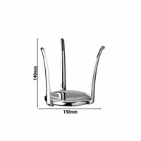 Açık Büfe Teşhir Standı - KING - Metal çerçeve - 150x150x140mm