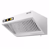 Commercial Wall-Mounted Extraction Canopy - with Motor - 1000mm - Speed Controller, Baffle Filters & LED Lighting