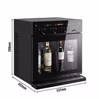 Hladnjak za vino – 2 temperaturne zone – rashlađeno – prima 4 boce vina