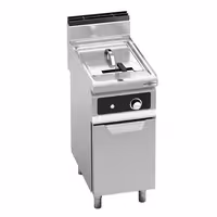 Plinska friteza - 18 L - 14 kW - elektroničko upravljanje - s odvodnom slavinom