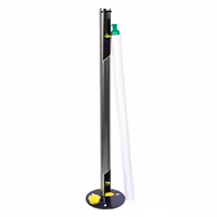 Dezinfekcijska stanica - s nožnom pedalom - 1400 ml - Aluminij - aluminij - s samostojeće postolje, higijenske upute
