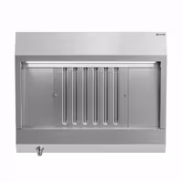Profesionalna zidna napa - 800 mm - labirintni filter i LED rasvjeta