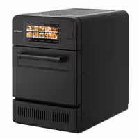 Commercial High Speed Oven - Touchscreen - 3.0kW - Black - Ventless - incl. Pizza Tray, Mesh Basket | 80% Faster Cooking