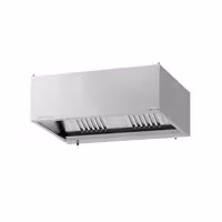 Commercial Wall-Mounted Extractor Hood with Motor – 1400mm – with Speed Controller, Baffle Filters & LED Lighting