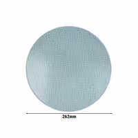 (6 adet) SELTMANN WEIDEN | Coupe tabak - düz - Ø 260 mm - turkuaz