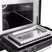 Commercial High Speed Oven - Touchscreen - 3.5kW - Black - Ventless - incl. Pizza Tray, Mesh Basket, Non-stick Baking Tray | 80% Faster Cooking