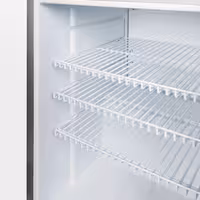 GASTRO-COOL | Minibar hladnjak - 430 mm - 62 litra - Sa 1 staklenim vratima - Srebrna boja