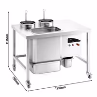 Stanica za paniranje piletine – 1130 mm – 5 kg/min