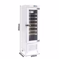 Şarap Dolabı - Beyaz - tek bölgeli - 265L - en fazla 42 şişe