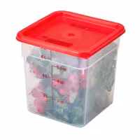 (6 komada) CAMBRO | CAMSQUARES® - Posude - 7,6 litara - Prozirne