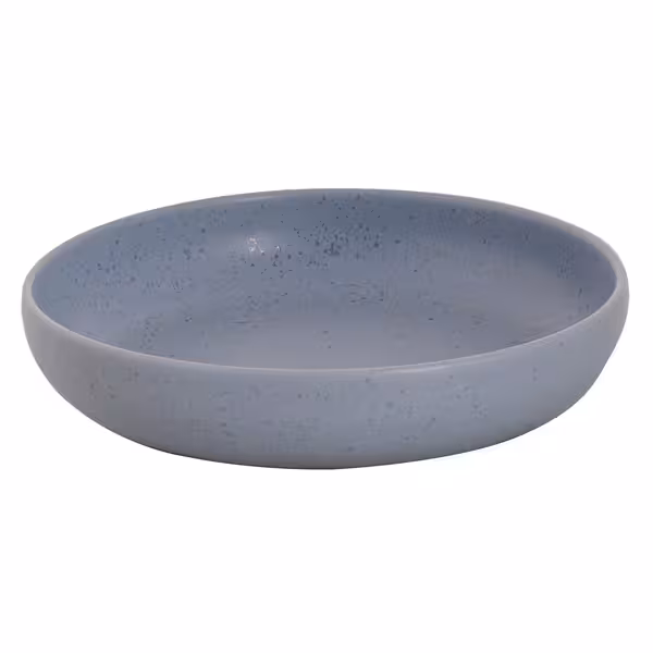 (6 adet) SANDY LOAM - Çukur Tabak - Stoneware, Ø220mm, Mavi