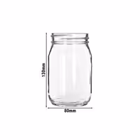 (12 قطعة) LIBBEY | DRINKING JARS - أكواب - 473 مل