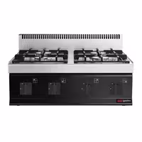 Plinsko kuhalo - Linija 700 - 800x700x430 mm - 23 kW - 4 plamenika - nadpultni