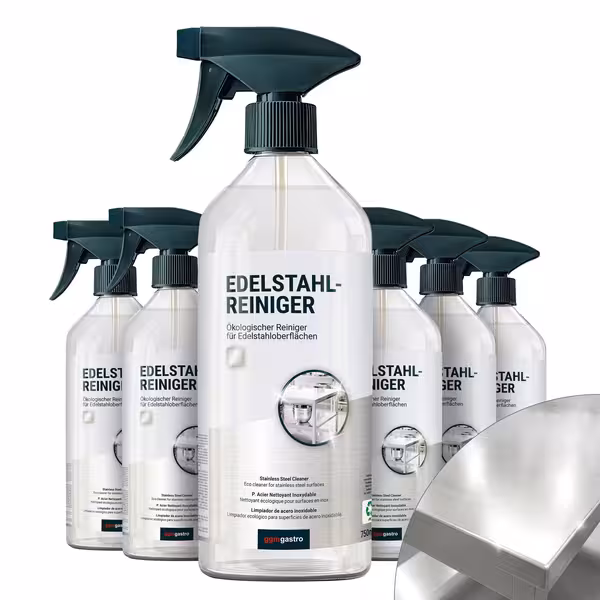 (6 kom) Sredstvo za čišćenje inox površina po 750 ml - Profesionalno; Neutralno pH ~7; Ekološki; Intenzivno odmašćuje; 3-u-1; Visoka koncentracija