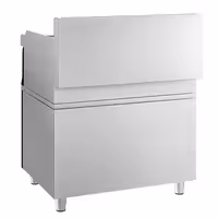 Plancha eléctrica Fry top - placa de cromo duro - 8,0 kW - Liso - Superficie de cocción: 795x535mm - con armario base 2 puertas