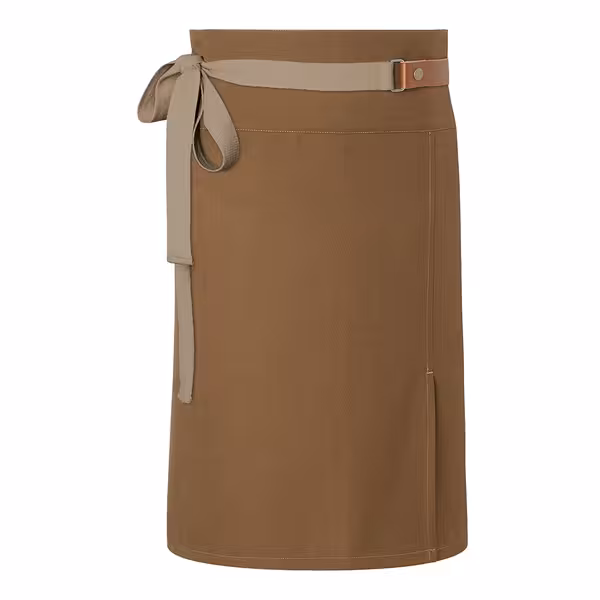 KARLOWSKY | Green Generation Waist Apron – Cinnamon - 110×65 cm - recycled polycotton - 2 pockets