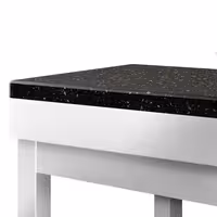 Commercial Stainless Steel Centre Table PREMIUM - 1800x800mm - with Undershelf - with Cross Bracing - with Granite Worktop