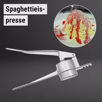 Potato Ricer (Spaetzle Press) - Round-Hole Plate - Ergonomic Handle(s) - Ø85mm - Length: 420mm - Aluminium