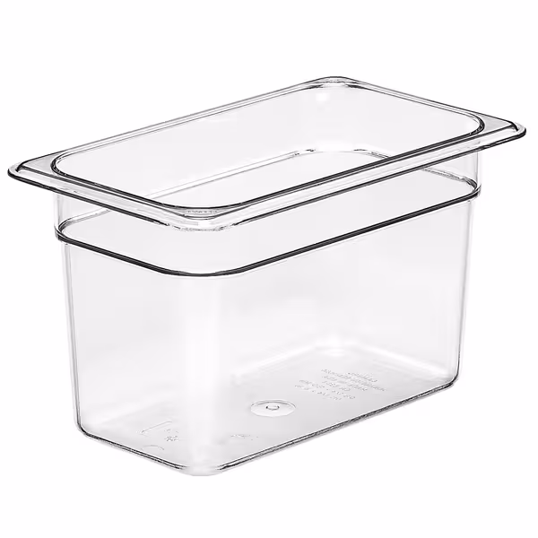 (6 szt.) CAMBRO | Pojemnik GN 1/4 CAMVIEW® – kopolimer – wysokość: 150 mm – bez BPA – przezroczysty