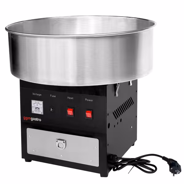 Tezgah Üstü Pamuk Şeker Makinesi - Ø520mm - 950W - Siyah
