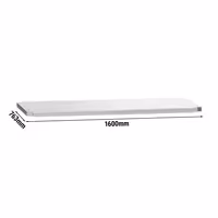 Donja polica - inox - 1600x763x87 mm - kompatibilno sa za radne stolove ATK168 i ATK168A