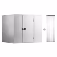 Ruostumattomasta teräksestä pakastehuone - 2100x1500 mm - 4,14 m³